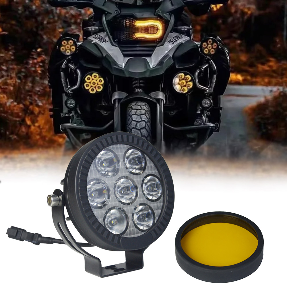 4.5 "LED ワークライトスポットライトフォグランプ用 BMW R1200GS R1250GS F800 F850 F900 オートバイ SUV ATV UTV トラック