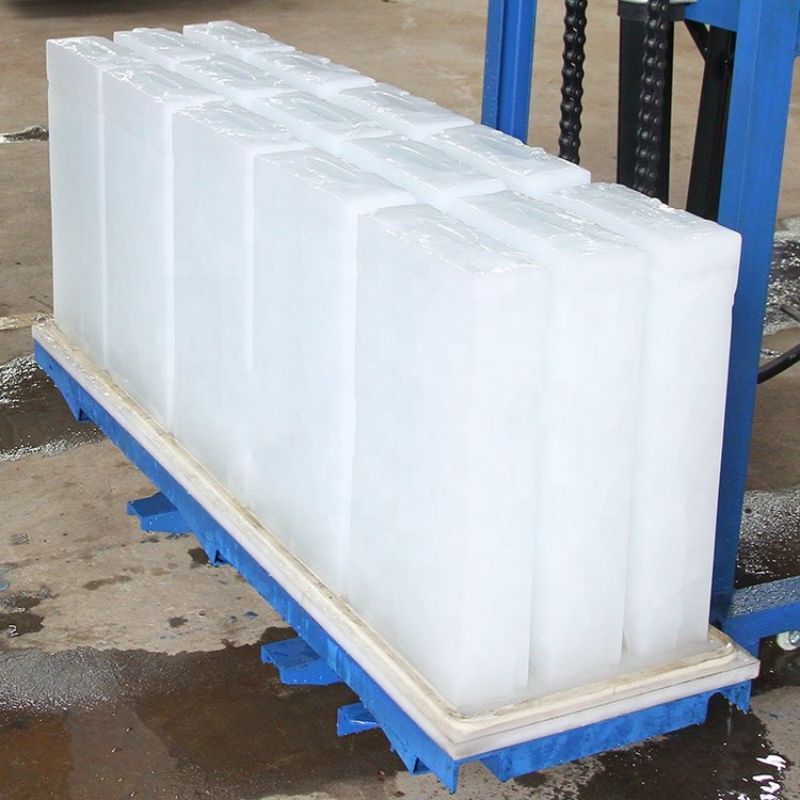 高効率氷レンガ生産のためのカスタマイズされたフルステンレス鋼の氷ブロック製造機産業機器
