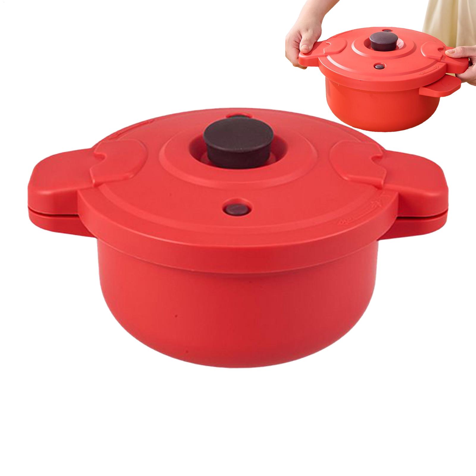 電子レンジパスタクッカー高速電子レンジ調理器具多機能 2.3L クイック調理ツール炊飯器寮職場キャンパスキッチン