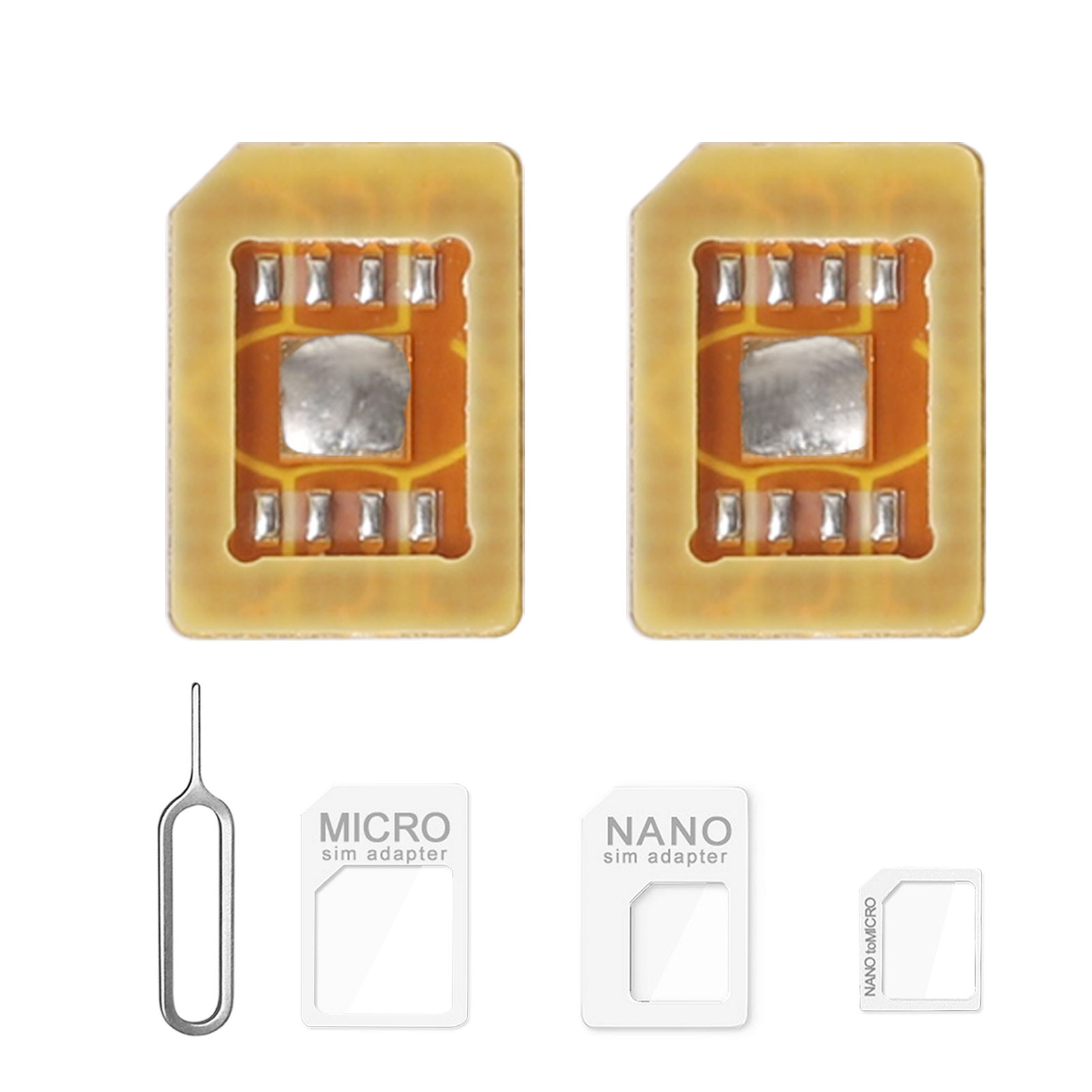 ESIM to Nano SIM カードホルダー ESIM カードアダプターはんだプレート回復物理カードプレート独自の Sim カード DIY 2 個