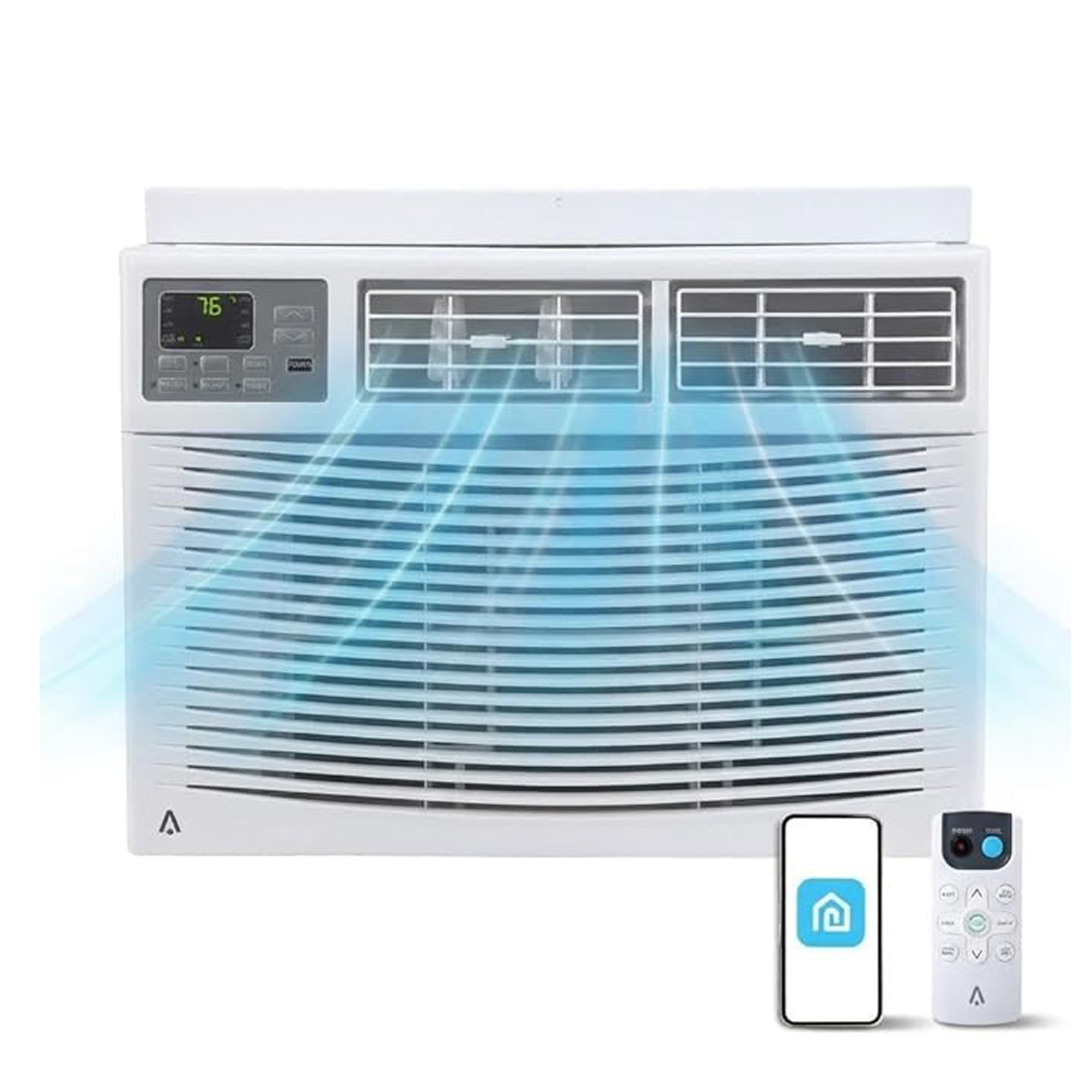 12000 btu ウィンドウエアコン Wi-Fi 対応、リモコン、冷却最大 550 平方フィート、115v 壁取り付け窓用 AC ユニット、除湿器、ファン、再利用可能なフィルター