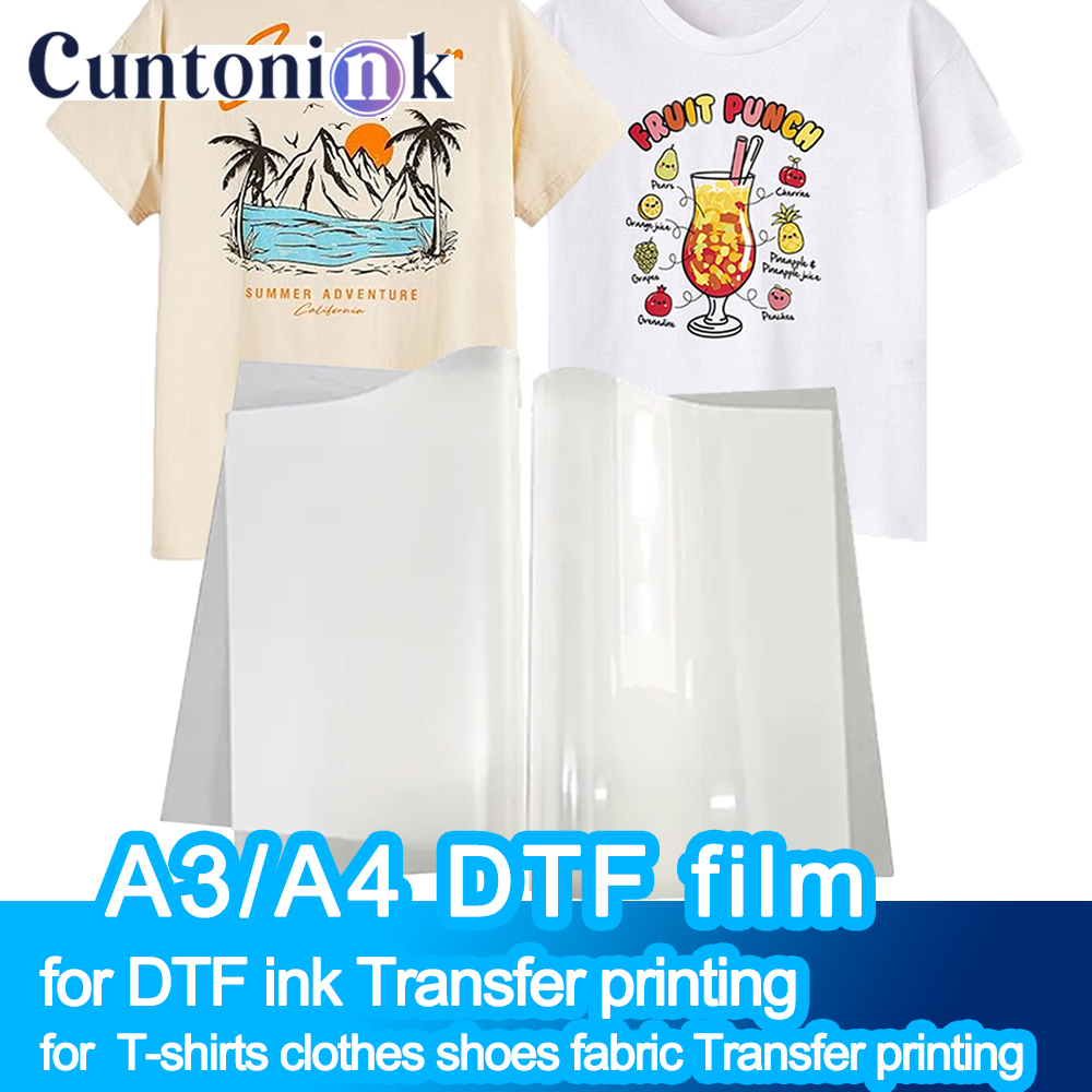 A3 A4 50/100 DTF フィルムコールドホットウォームピール直接フィルムプリンター熱転写紙エプソン L1800 DX5 プリントヘッド DTF Printe