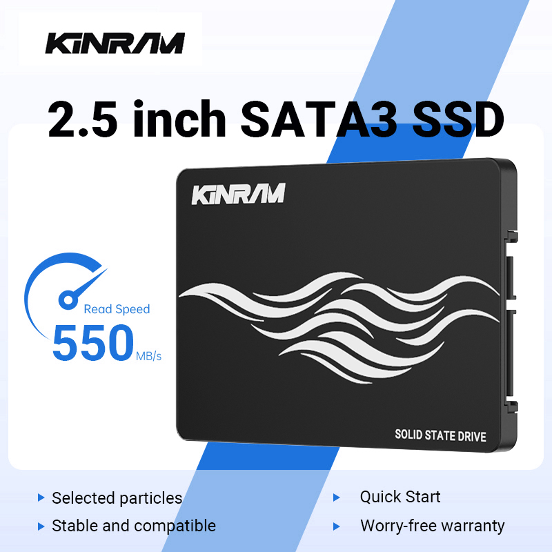 KinRam 2.5 SATA 3 SSD 512 ギガバイト SSD 256 ギガバイト 240 ギガバイトのラップトップハードディスク 120 ギガバイト 128 ギガバイト 1 テラバイト内蔵 HDD 64 ギガバイトソリッドステートドライブ PC デスクトップ用