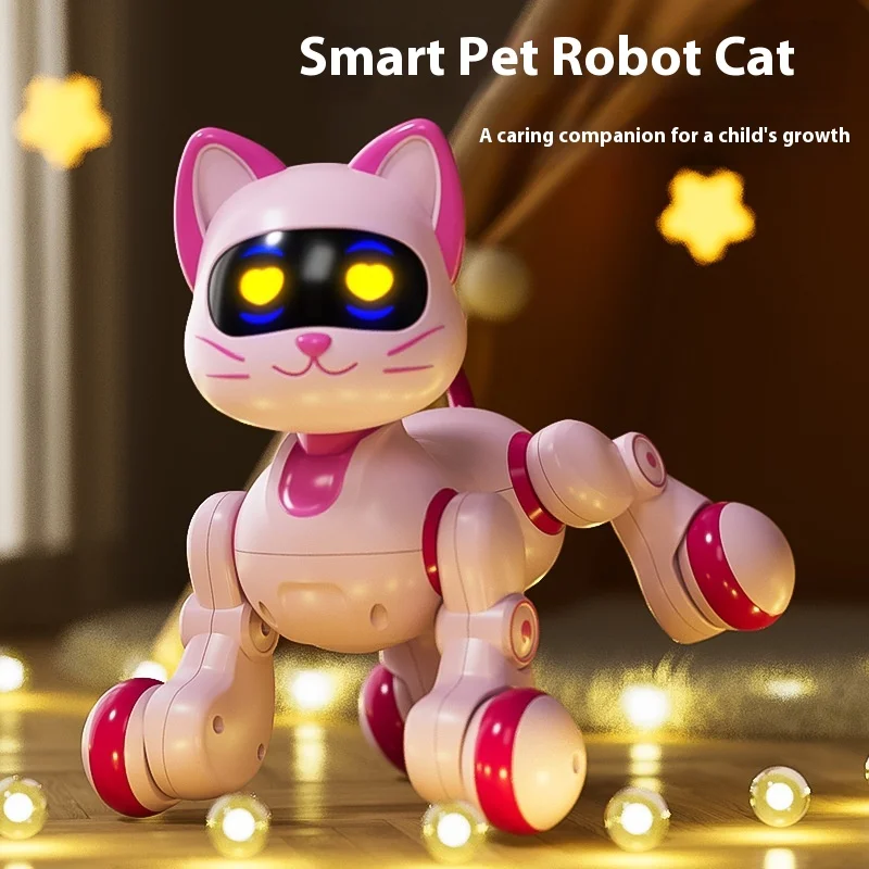 女の子向けのピンクの子猫マシンのおもちゃ、子供向けのかわいいペット子猫のギフト、小さな女の子への誕生日プレゼントに最適です。