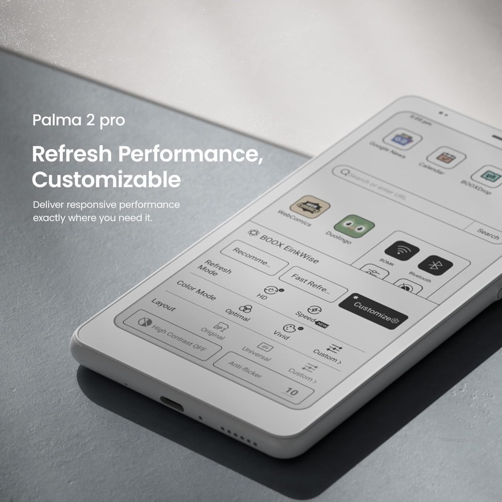 米国配送ホットな新 Palma2 Pro モバイル電子ペーパー電子ブックリーダー 8GB RAM 128GB ストレージ 150 PPI カラーディスプレイ ホワイト