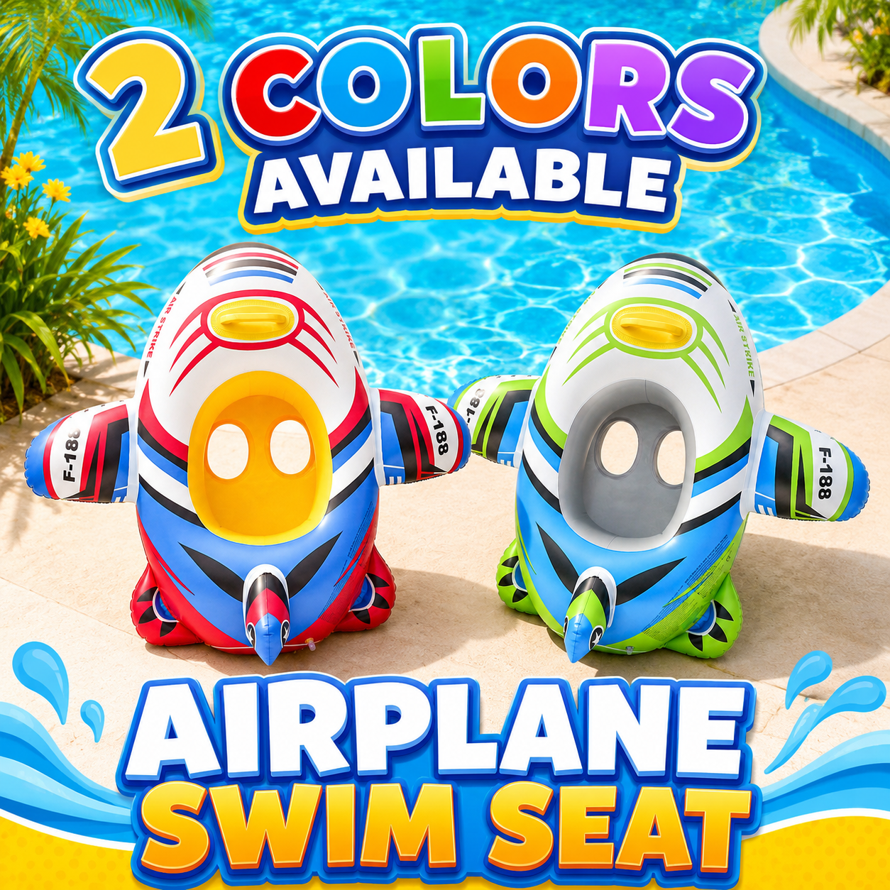 1PC インフレータブルプールフロート、PVC 夏水泳フロートエアベッド湖ボート、水泳フロート 2 ハンドル乗用夏プール