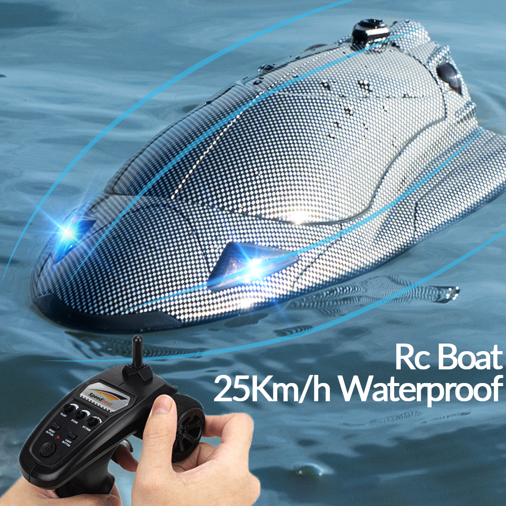 Rc ボート高速レーシング船 25 キロ/h 防水充電式モデル電気ラジオリモコンスピードボートのおもちゃ男の子ギフト