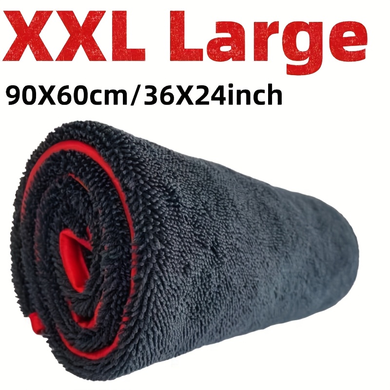 超吸収性カータオル XXL 特大マイクロファイバー乾燥タオル - ツイストリングデザインの超吸収性厚みのあるテクノロジー