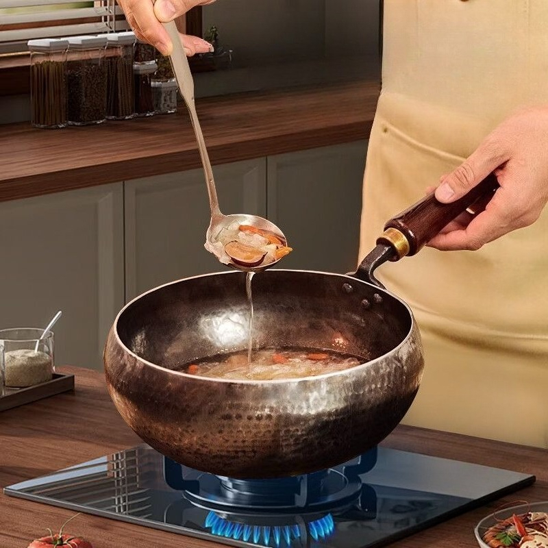 ビッグベリーポット 鉄製ウォックパン