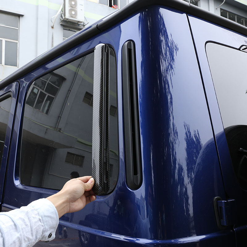 メルセデスベンツ G クラス W463 W464 W465 2004-2025 車体リアサイドエアベント装飾トリムカバーステッカーカーアクセサリー
