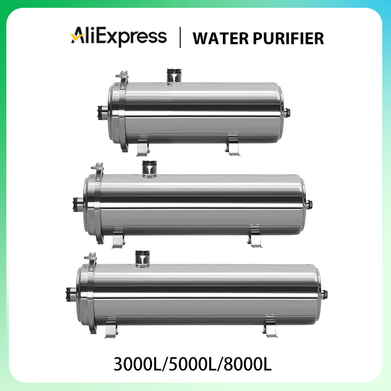 商業限外濾過浄水器ステンレス鋼 8000L 水フィルターシステム 0.01 μm 膜キッチン浄水器
