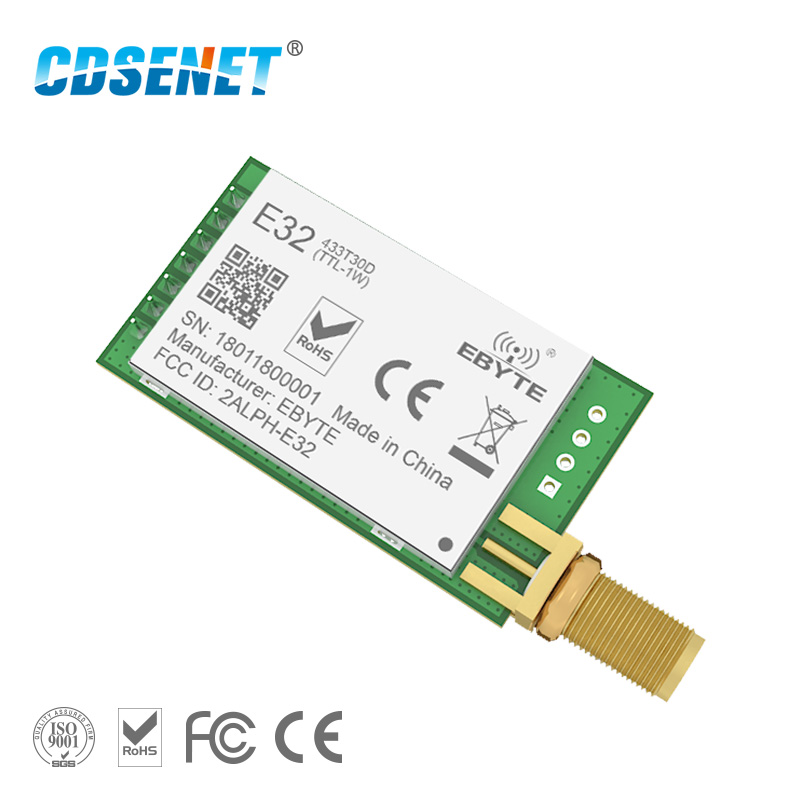 LoRa 433MHz モジュール送信機受信機 8000m CDSENET E32-433T30D-V8 UART 長距離 433MHz 1 ワットワイヤレス rf トランシーバー