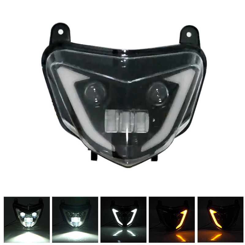 LED ヘッドライト Ducati ハイパーモタード 939 黄色ターンシグナルライト DRL アセンブリキットライト防水 939 SP 2018 標準