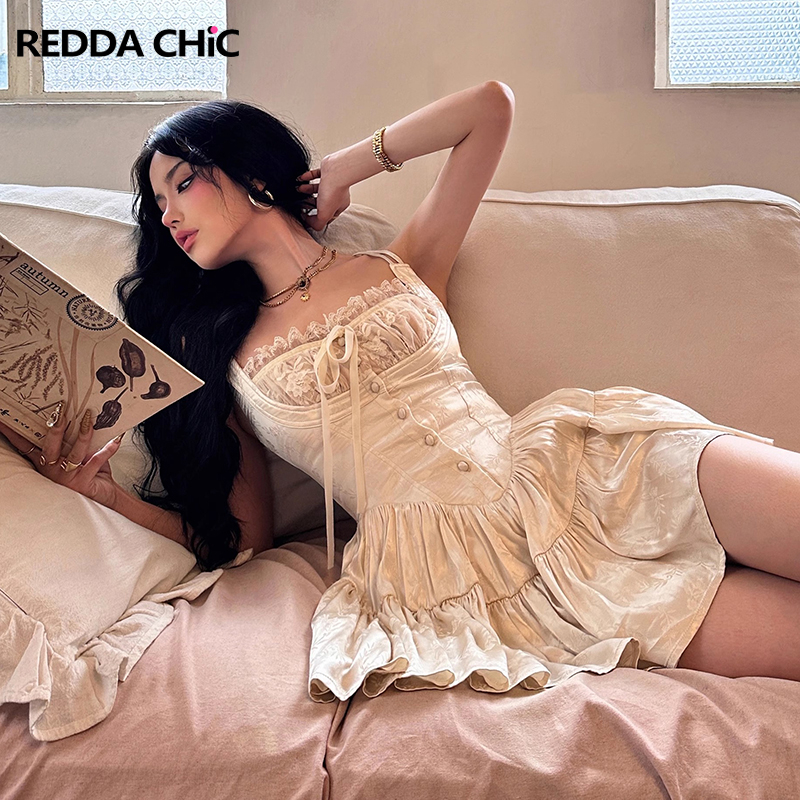 REDDACHiC 中世レトロサテンミニドレス
