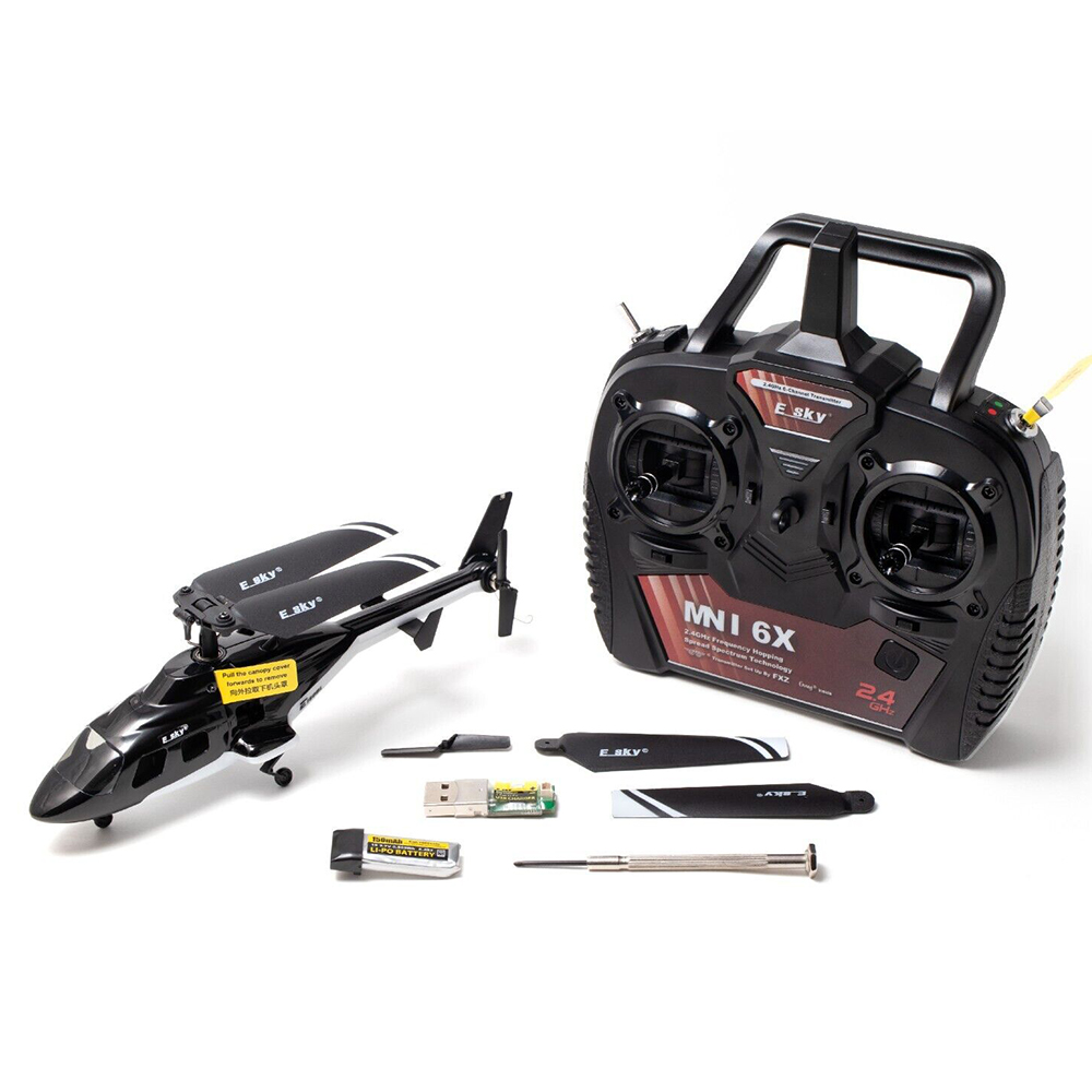 ESKY 150 BL ミニスケール 6 フライトコントローラー高度保持フライバーレス RC ヘリコプター RTF VS K110S