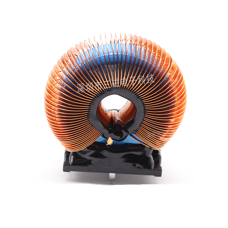 高電流磁気リングインダクタ 550uH 1mh 10A PFC インダクタ差動モードフィルタフラットワイヤトロイダルストレージインダクタコイル