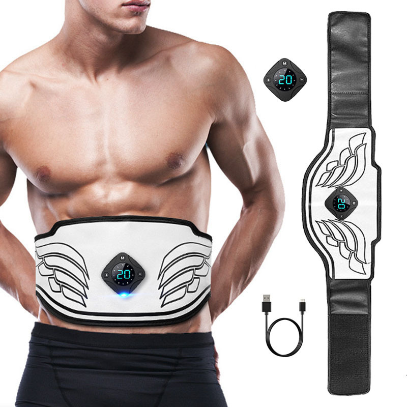 筋肉トナースマート腹部調色ベルト EMS 筋肉刺激装置 Ab トレーナー USB 充電ボディマッサージャー減量フィットネス機器