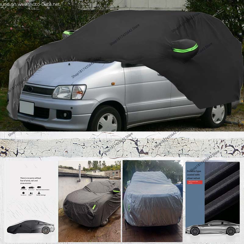 保護フル Autohaux 車のカバートヨタノア屋外フルカーカバー全天候防水防風日焼け保護