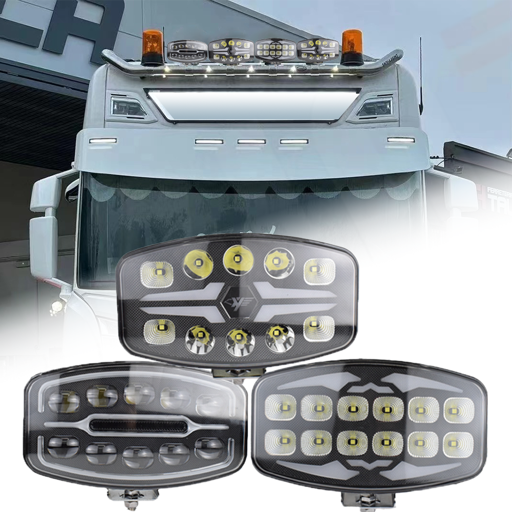 10 インチ LED ライトオフロードヘッドライトスポットライトトラック補助正方形車の運転フラッシュ白黄 100 ワット