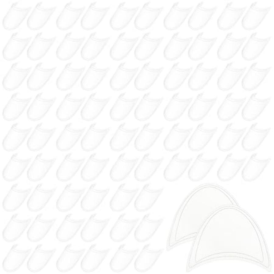 100個 シューツリーインサート メンズ レディース プラスチックシューツリーインサート スニーカーレザーブーツ用シューシェイパー 折り目プロテクター フレックス
