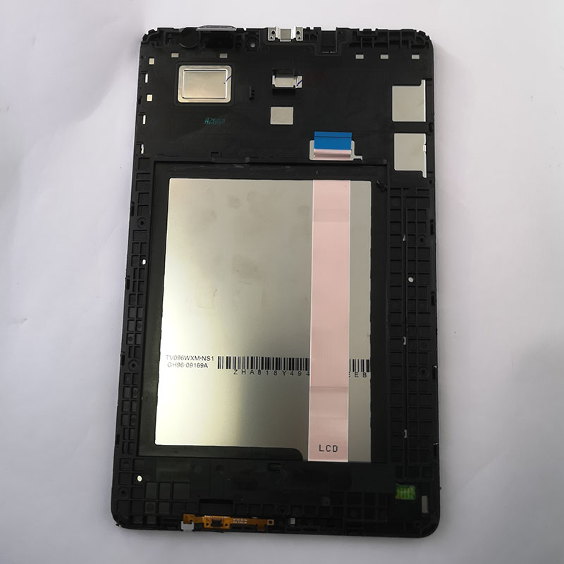 9.6 'Samsung Galaxy Tab E 9.6 SM-T560 T560 T561 T567V LCD スクリーンとタッチディスプレイデジタイザーアセンブリ（フレーム付き）