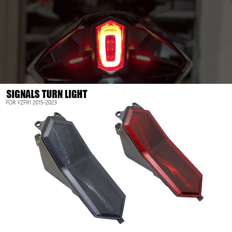 ヤマハ YZF R1 Led 統合テールライト R1M R1S YZF-R6 2015-2023 2022 オートバイアクセサリーテールブレーキウインカーライト