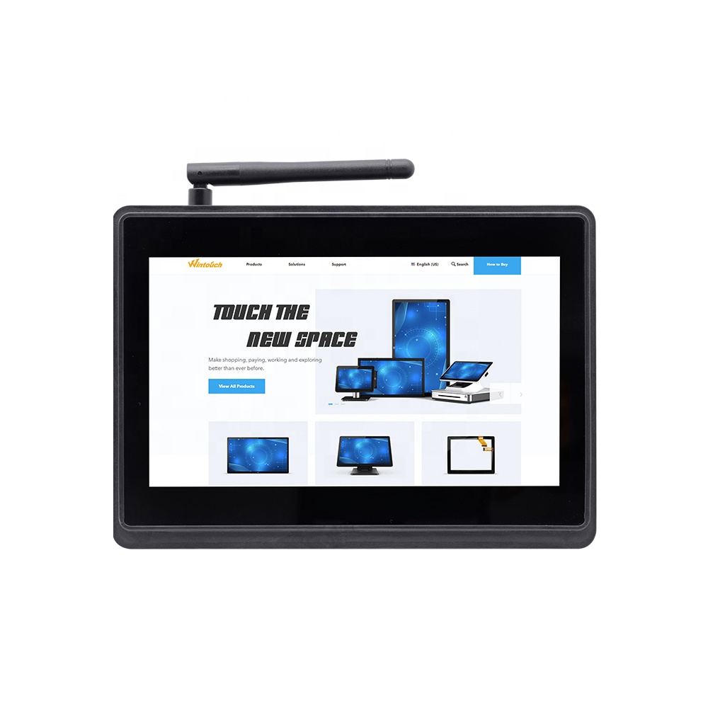 プロフェッショナル抵抗膜タッチスクリーン 7 インチ RS232 RS485 ポートファンレスミニ PC/オールインワン PC I7 Wifi タブデスクトップ