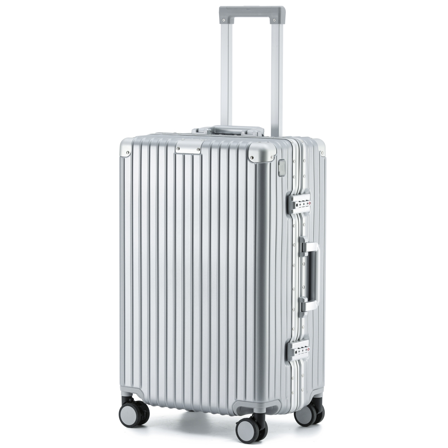 20/24/26/28 インチローリング荷物ハードシェル PC 素材スーツケースアルミフレーム TSA ロック旅行トロリーケーススピナーホイール