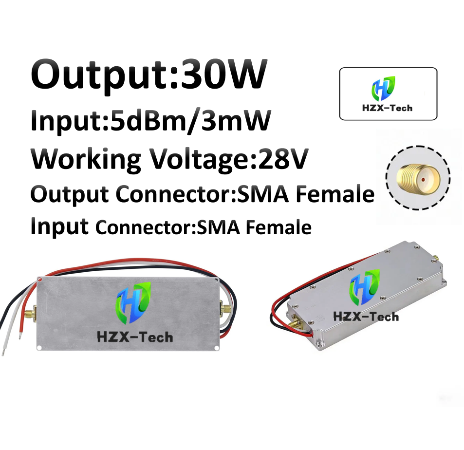 100-7500M PA Module10W 30W 50W 100W 150W 200WCustomzie アンプ無線周波数モジュールアマチュア無線拡張範囲強化モジュール