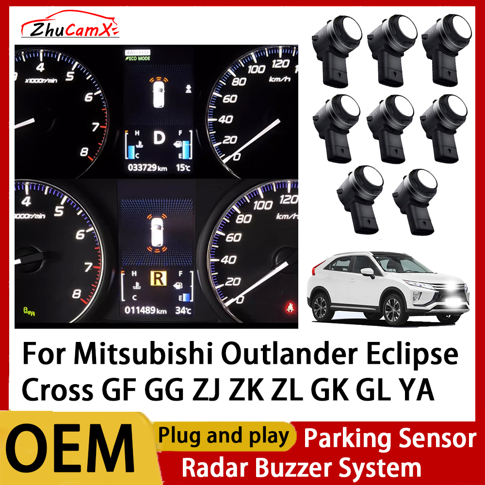 フロントリアパーキングセンサー支援バックアップレーダーブザーシステム 三菱アウトランダーエクリプスクロス GF GG ZJ ZK ZL GK GL YA用