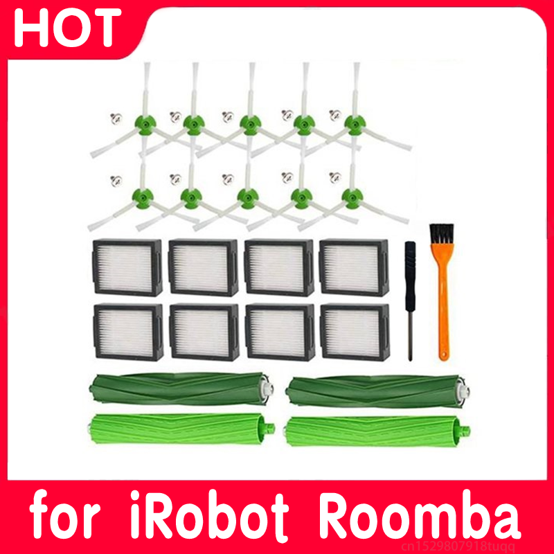IRobot ルンバ J7 J7 I7 I7 I3 I3 I4 I4 I6 I6 I8 I8 E5 E6 E7 メイン掃除機サイドブラシ HEPA フィルター