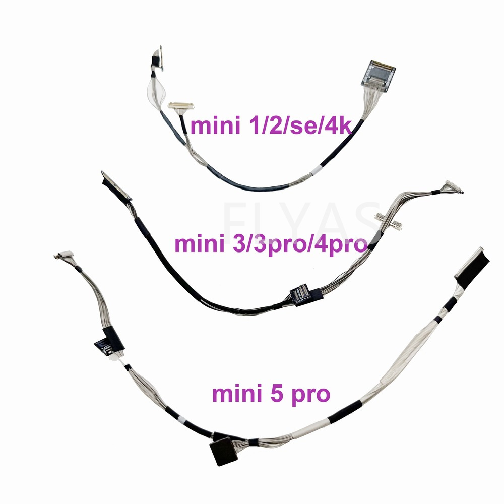 新しいミニ 1/2/3/4/5 ジンバル PTZ ケーブル DJI Mini 1/2/SE/3/3Pro/4Pro/5 Pro カメラ同軸信号伝送フレックスラインワイヤー用