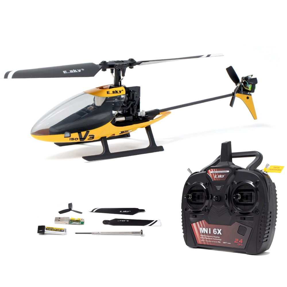 ESKY 150 V3 2.4G 5CH ミニ 6 軸ジャイロ フライバーレス RC ヘリコプター VS ESKY 150BL 300V2