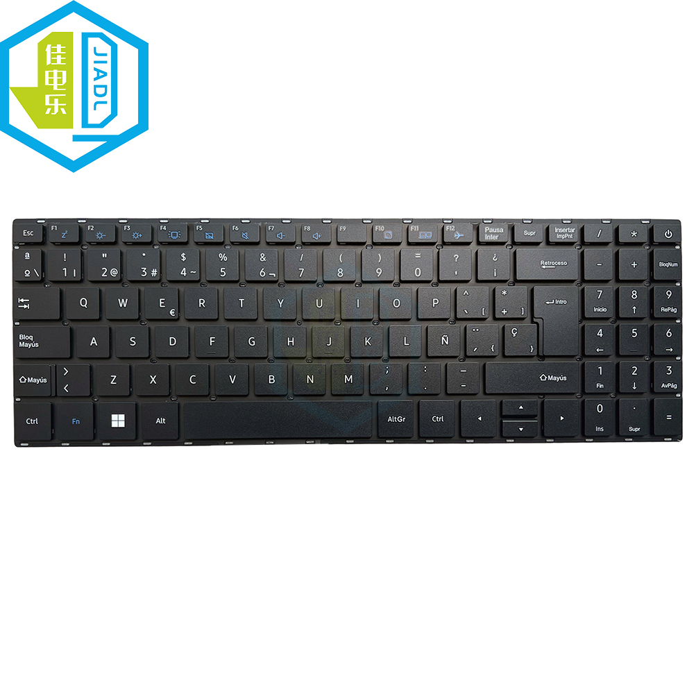 SP スペイン語キーボードノート HASEE KINGBOOK X5-2021 ディグマプロスプリント M DN15R7-8CXW01 キングブック X5-2021S5H ノートパソコンのキーボード