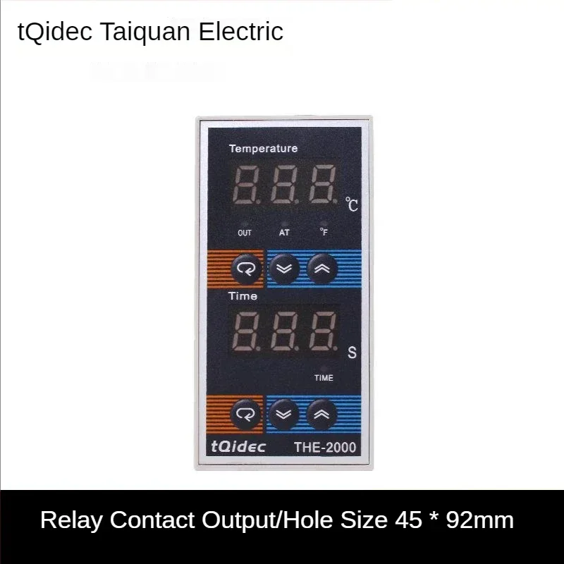 Tqidec 時間および温度コントローラー THE-2000 ホットスタンピングマシンオーブンは温度制御時間を制御できます
