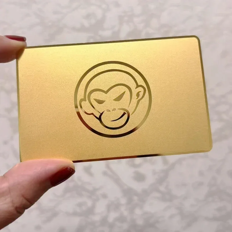 Customized Stainless Steel Business Metal Business Cards - Laser Engraved Durable Metal Business Cards