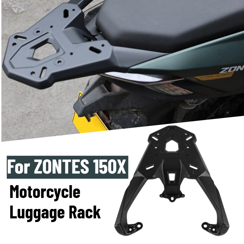 ZONTES ため 150X 150 × 150-X オートバイの荷物ラック収納ボックスサポート貨物ラック耐久性のある拡大リアキャリアラック