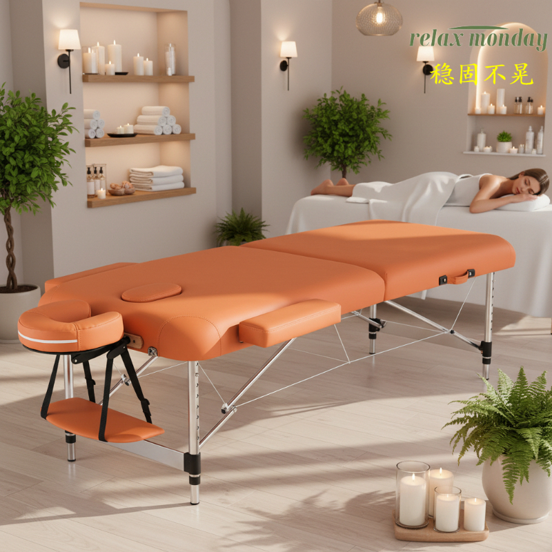 Nordic Styling Massage Bed Heavy Duty Stable Massage Table Movable Professional Camilla Masaje Hair Salon Furniture