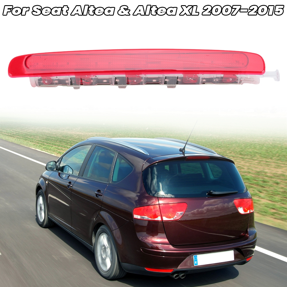 1 個ハイマウントブレーキライトシート Altea XL 2006-2015 LED 追加ブレーキランプサードストップブレーキライト