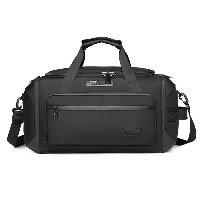 OZUKO 防水バッグ Bagsmart ハンドバッグ大容量機内持ち込み荷物バッグメンズビジネスダッフルショルダーアウトドアトート週末