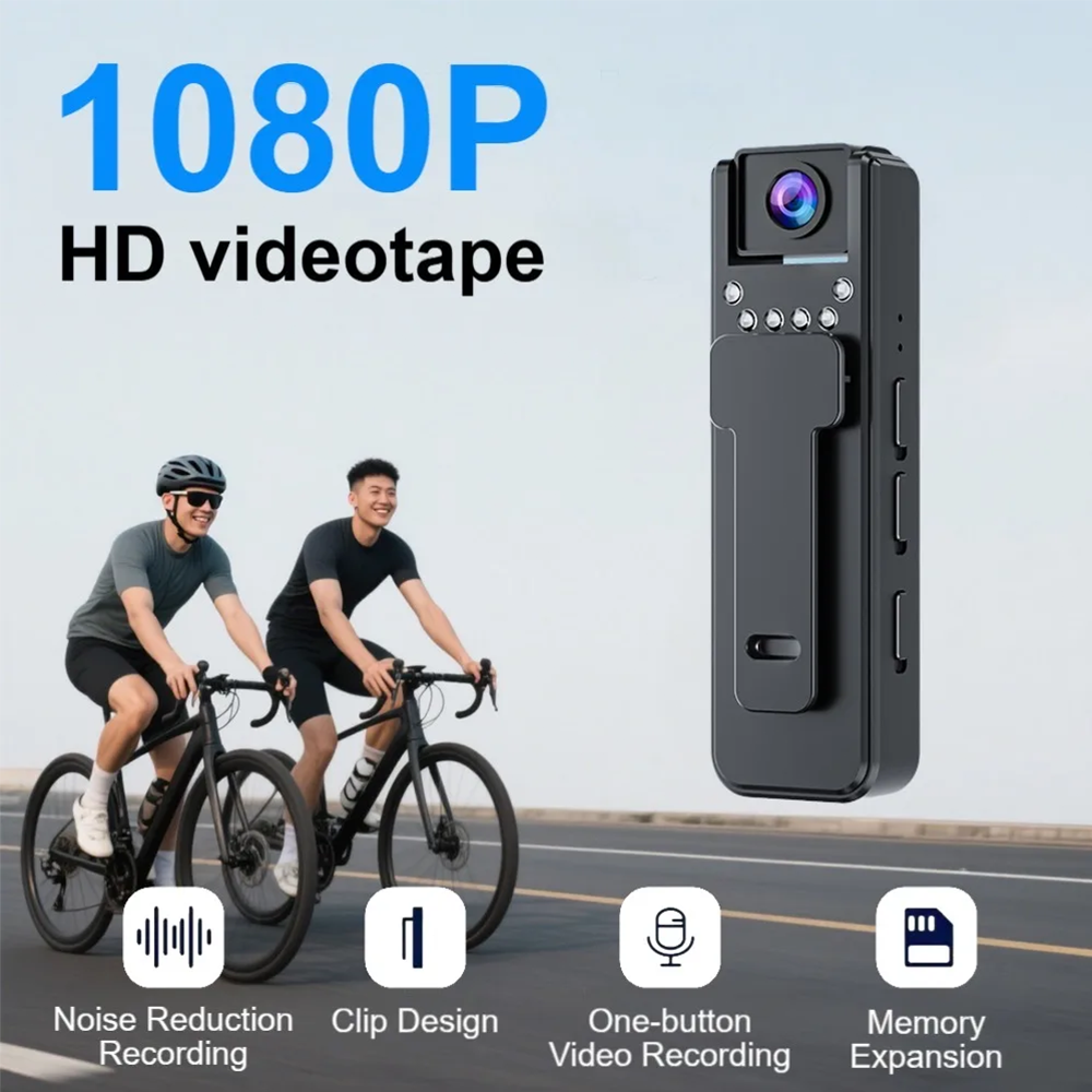 A8 HD 1080P ミニカメラポータブル小型デジタルビデオ IP カメラレコーダー警察カメラ赤外線ナイトビジョンミニチュアビデオカメラ