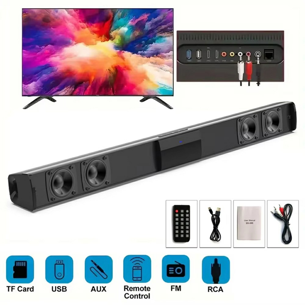 3DホームシアターサウンドシステムBluetoothスピーカーコンピュータスピーカーテレビサウンドバーボックスサブウーファーラジオ音楽センターラジカセ列