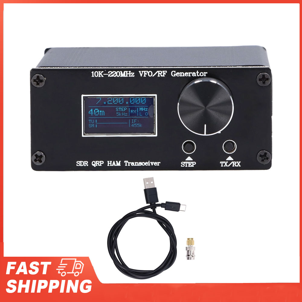10K‑220MHz トランシーバー可変周波数発振器 QRP HF トランシーバー HAM 可変周波数発振器 VFO RF 発生器ツール