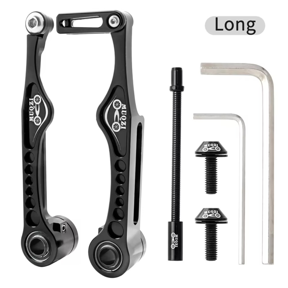 Bike Accesorios アルミ合金バイクブレーキセットショート/ロング実用的なケーブルとレバーキット超軽量 V ブレーキキャリパーセット MTB