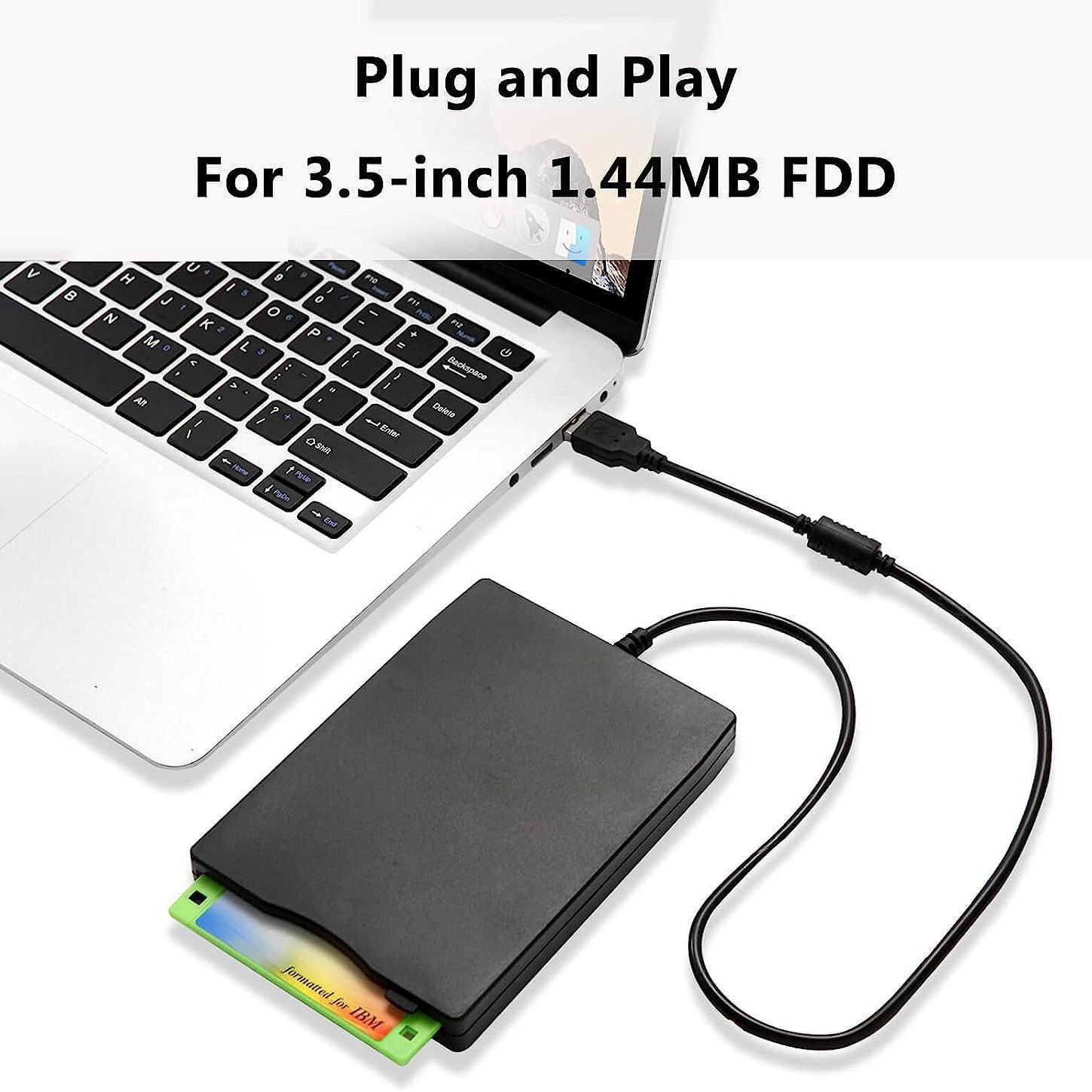 ポータブル USB 3.5 ' 外部フロッピー ディスク リーダー ドライブ 1.44 MB FDD ディスケット ドライブ Mac Windows 10/7/8/XP/Vista PC ラップトップ デスクトップ用
