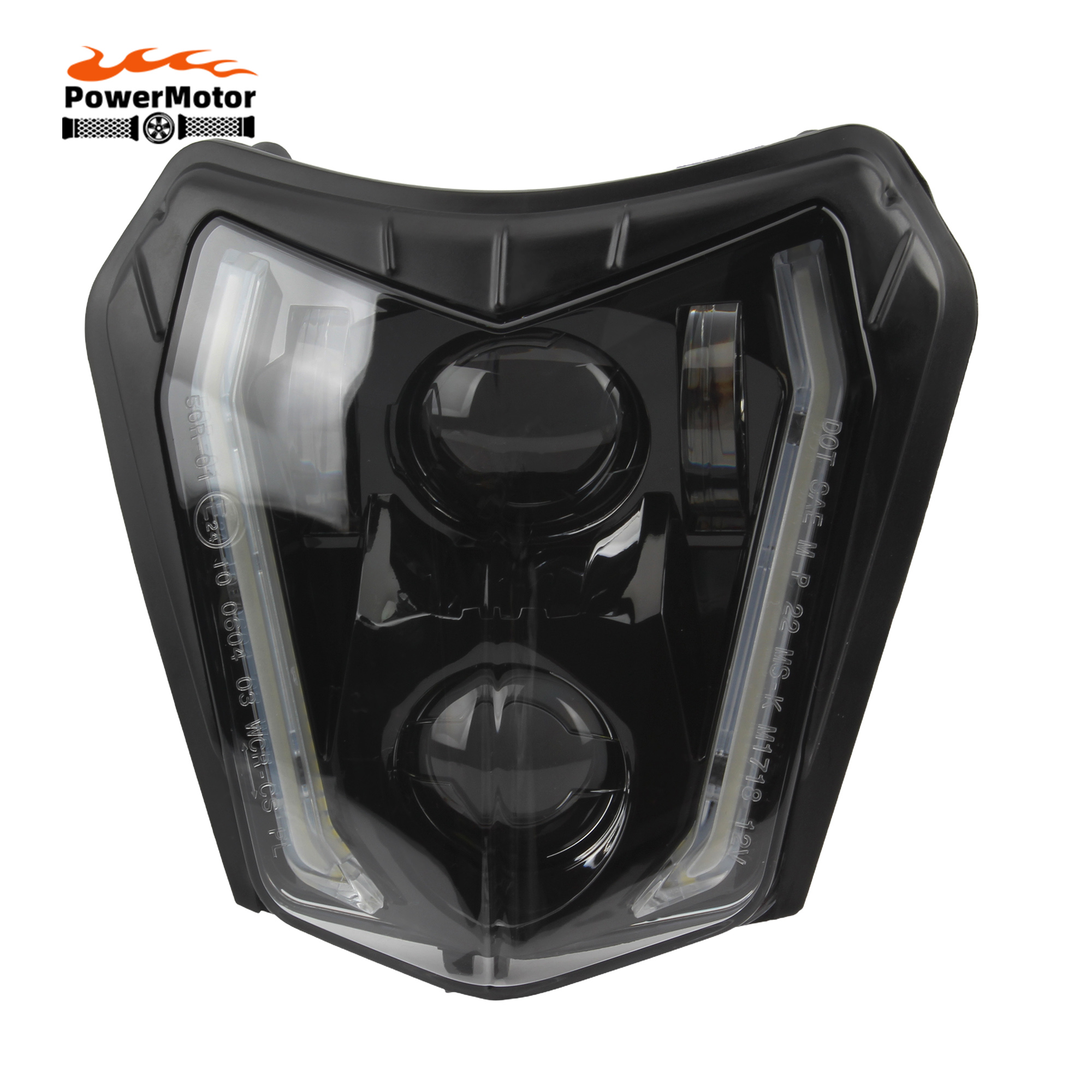 オートバイ LED ヘッドライト Hea ライト KTM EXC XCW XCF 125 250 300 350 450 530 高低ビーム