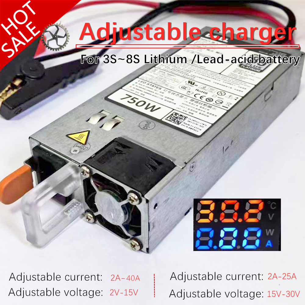 3-15V/30V 3-100A 電圧電流調整可能な 4S 8S Lifepo4 リチウムイオンリチウム電池充電器 12V 14.6V 29.2V 鉛蓄電池部品