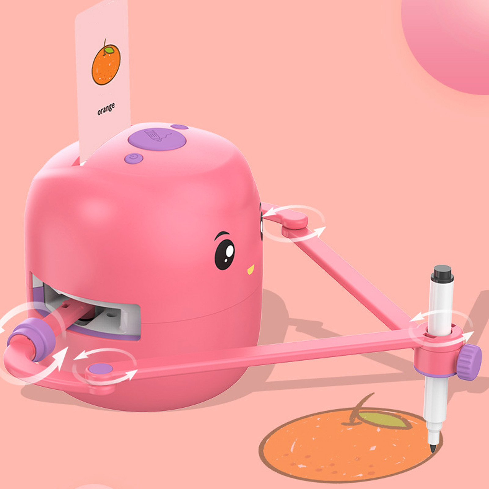 スマート描画ロボット 2400mAh 自動塗装インタラクティブ教育玩具早期学習 STEM モンテッソーリギフト子供のための