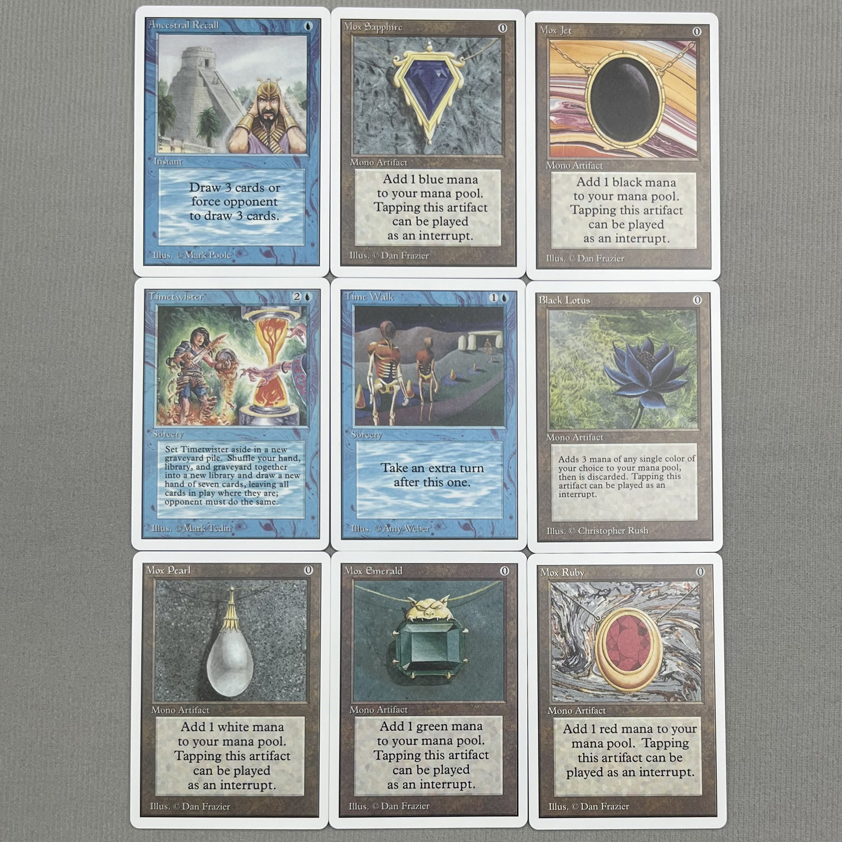DMデュアルフェッチショックフィルター不安定グルー魔法ベータランドパワー9ナインブラックコアペーパー最高品質ギャザリングプロキシカード