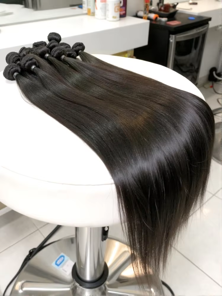 28 30 インチ骨ストレートブラジル生バージン人毛バンドル織り女性のためのバンドルレミーヘアエクステンション 3 4 バンドル